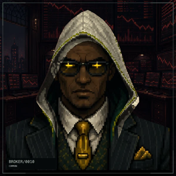 Hood Broker #10: Gold Clip, Common, Red Market Terminal