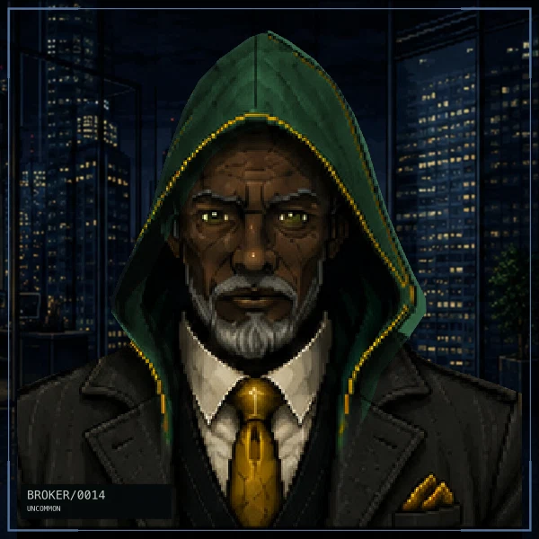 Hood Broker #14: Veteran Broker, Uncommon, Manhattan Glass Office