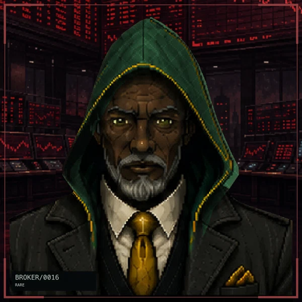 Hood Broker #16: Veteran Broker, Rare, Red Selloff Floor