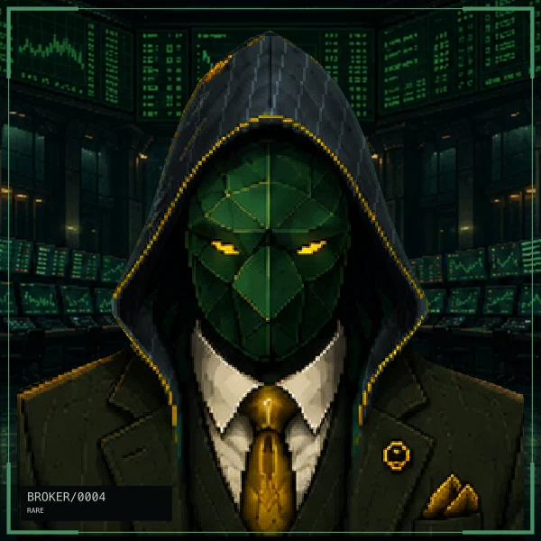 Hood Broker #4: Bull Signal, Rare, Institutional Trading Desk
