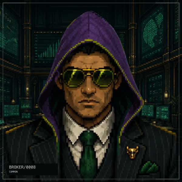Hood Broker #8: Market Glass, Common, Emerald Studio